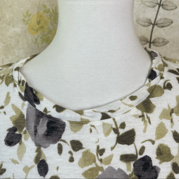 Anthropologie 9-H15 STCL Floral Short Sleeve Tee - Picture 6 of 16